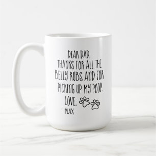 Mug Cadeau de chien papa, Fête des pères, Papa de chie