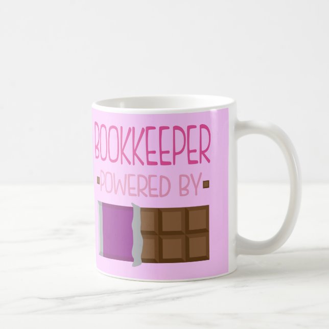 Mug Cadeau de chocolat de comptable pour la femme (Droite)