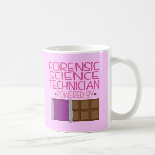 Mug Cadeau de chocolat de technicien de la Science (Droite)