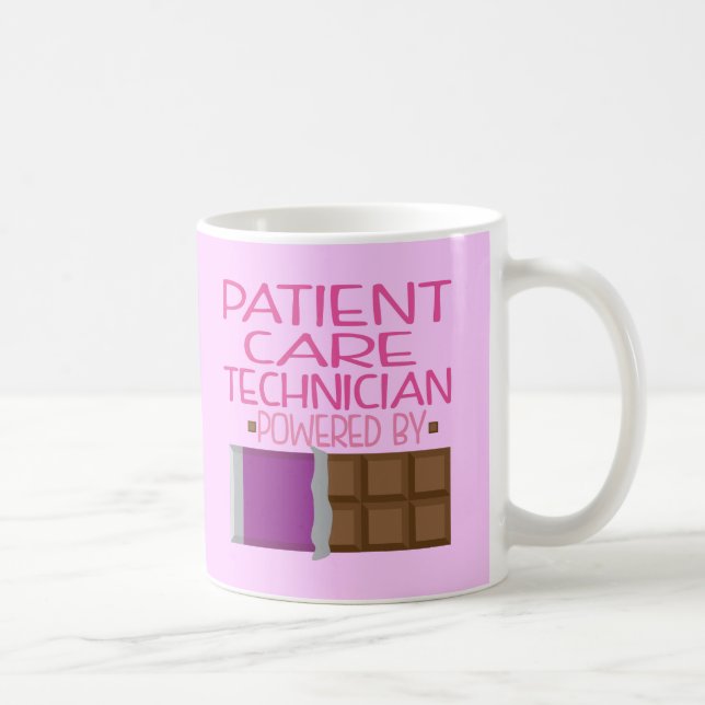 Mug Cadeau de chocolat de technicien de soins aux (Droite)