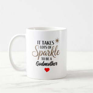 Mug ✨ Cadeau de citation étincelante pour marraine