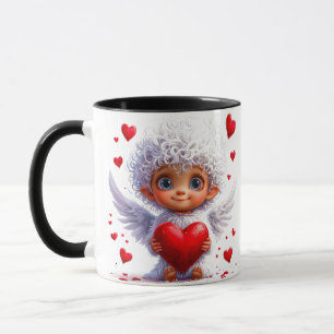 Mug 💖 Cadeau de cœur d'ange mignon pour usage quotidi