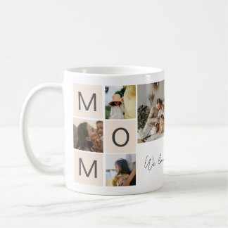Mug Cadeau de collage de photos personnalisé pour la f