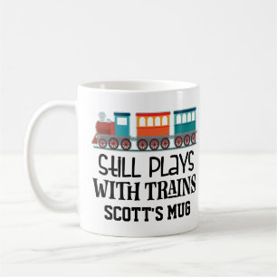 Mug Cadeau de collecte de trains du modèle de mécanici