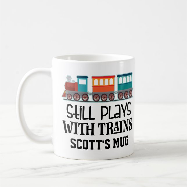 Mug Cadeau de collecte de trains du modèle de mécanici (Gauche)
