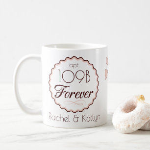 Mug Cadeau de colocation mignon "Apt # Forever" Photo