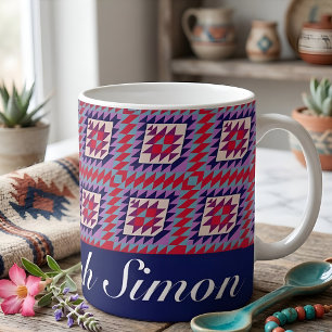 Mug Cadeau de conception de courtepointes moderne colo