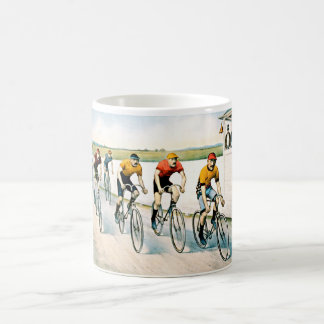 Mug cadeau de course cycliste vintage