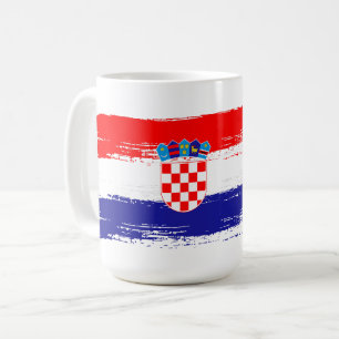 Mug Cadeau de drapeau croate Fan de football Sports