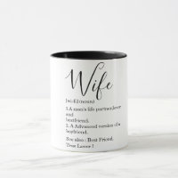 Cadeau de femme romantique moderne avec texte