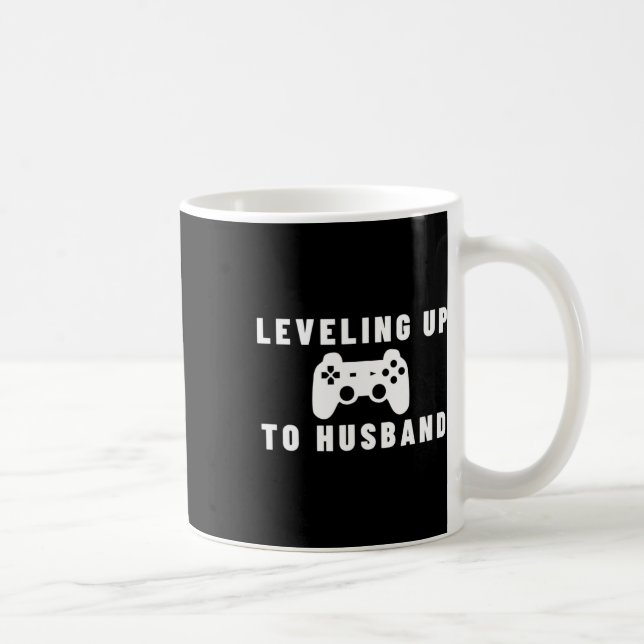Mug Cadeau de fiançailles pour marié mari enterrement  (Droite)