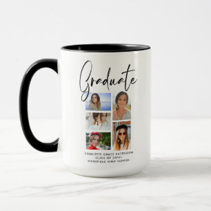 Mug Cadeau de fin d'études personnalisé avec plusieurs