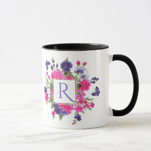 Mug Cadeau de la fête des mères de Monogramme personna