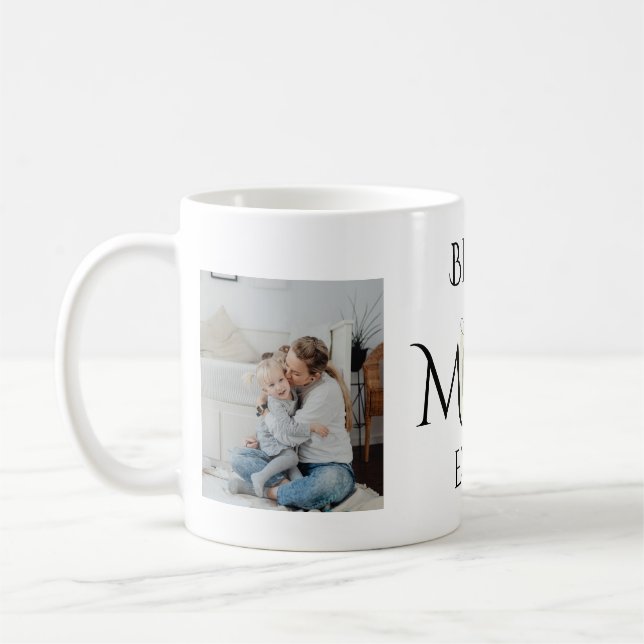 Mug Cadeau de la Fête des Mères - Personnalisé avec ph (Gauche)
