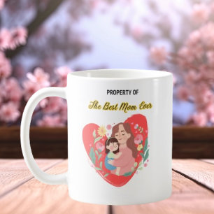 Mug Cadeau de la Fête des Mères, propriété de la meill