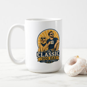 Mug Cadeau de la Fête des Pères pour papa de chien lég
