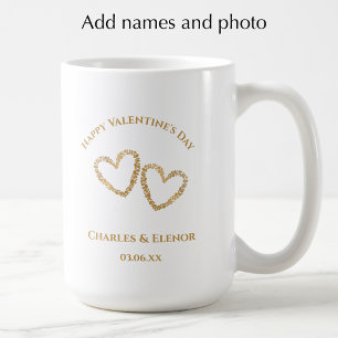 Mug Cadeau de la Saint-Valentin Souvenir Photo Personn