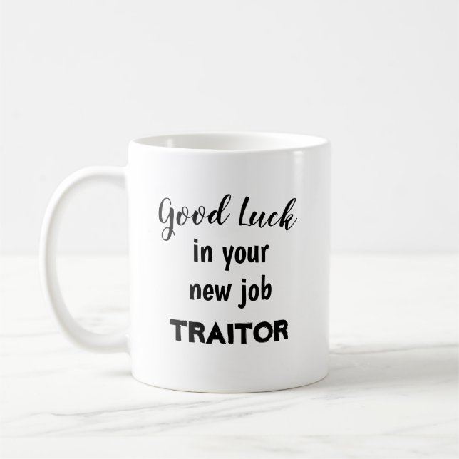 Mug Cadeau De Laisser Drôle Personnalisable Pour Le Ca (Gauche)