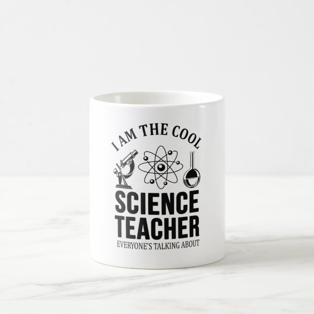 Mug Cadeau de l'enseignant en sciences cool (Centre)