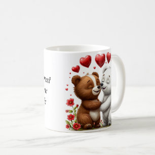 Mug Cadeau de maison de citation d'amour magique d'our