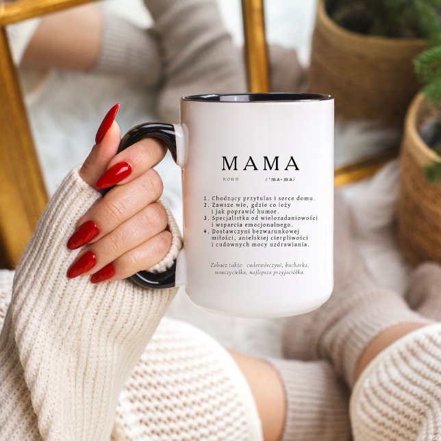 Mug Cadeau de maman polonaise - MAMA Grande définition (Créateur téléchargé)