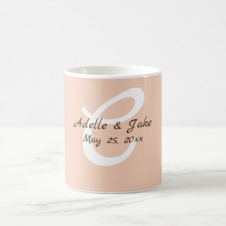 Mug cadeau de mariage personnalisé