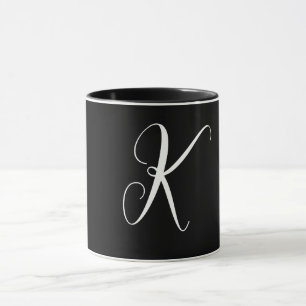 Mug Cadeau de mariage personnalisé avec monogramme noi