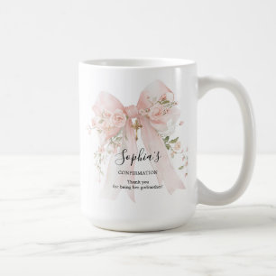 Mug Cadeau de marraine Première Confirmation Roseaux à