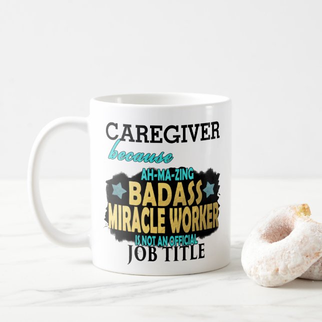 Mug Cadeau de Merci de guérisseur de Badass de (Avec donut)