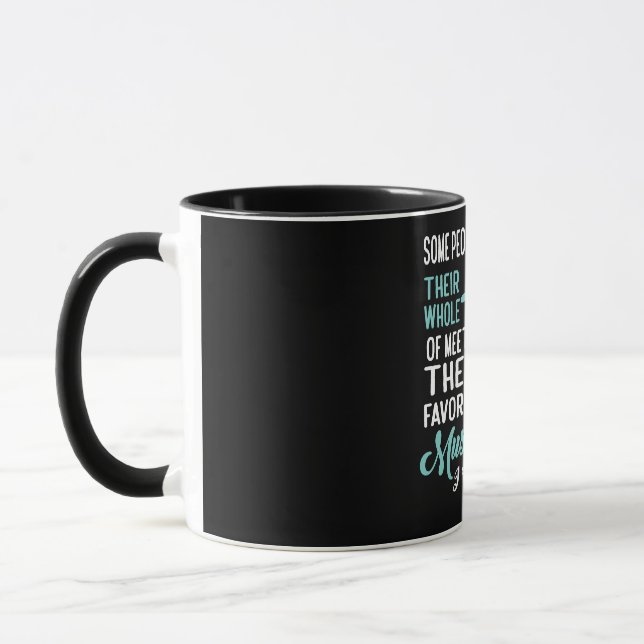 Mug Cadeau de musicien - cadeaux pour des mélomanes - (Gauche)