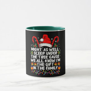 Mug Cadeau de Noël autant dormir sous l'arbre