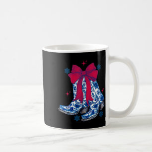 Mug Cadeau de Noël Cowgirl Drôle Coquette Bow Bottes M