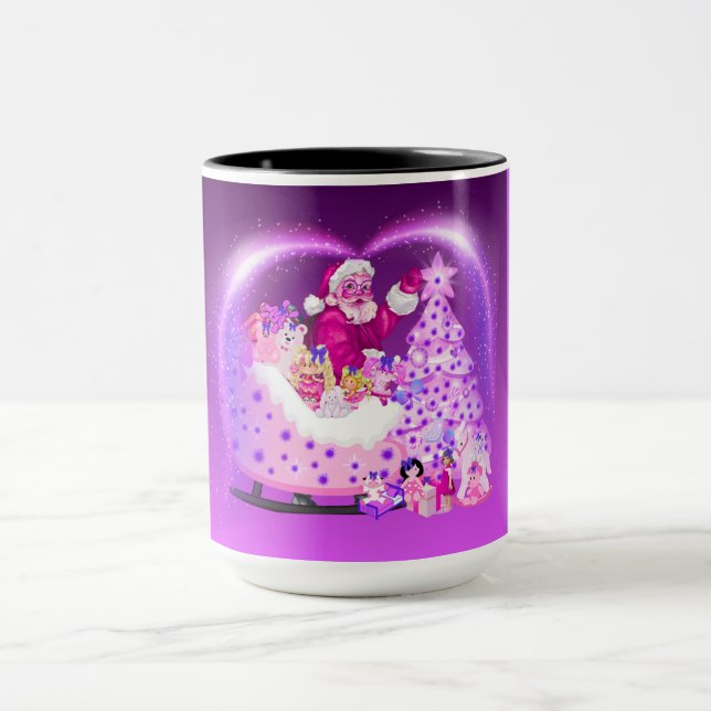 Mug cadeau de Noël Père Noël (Centre)