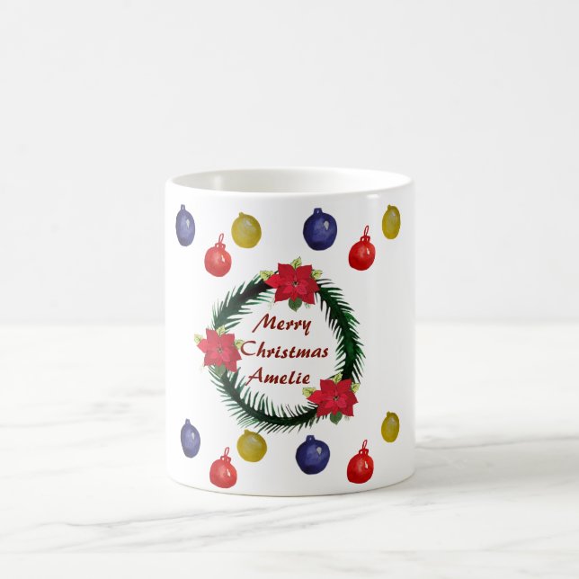 Mug cadeau de Noël personnalisé (Centre)