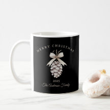 Cadeau de Noël personnalisé en pin blanc crème