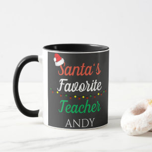Mug Cadeau de Noël pour enseignant Merci Xmas pour app
