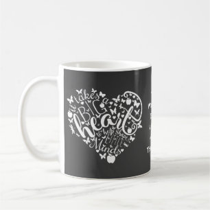 Mug Cadeau de Noël pour un professeur au grand cœur