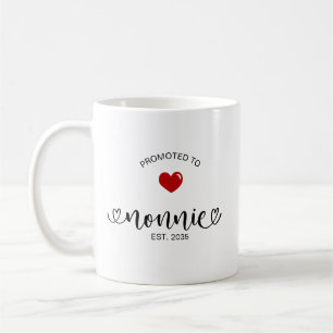 Mug Cadeau de nouvelle grand-mère Nonnie établi