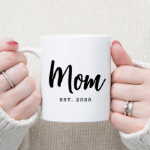 Cadeau de nouvelle mère année d'établissement de m