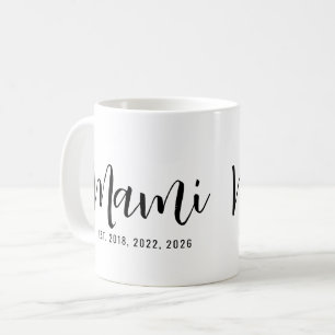 Mug Cadeau de nouvelle mère établie par Mami