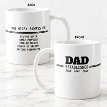 Cadeau de paternité pour papa moderne établi