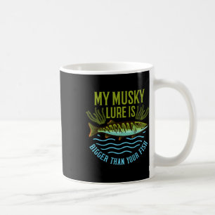 Mug Cadeau de pêche musquée leurre muskie grand broche