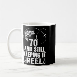 Mug Cadeau de pêche pour 70e anniversaire pêcheur 70 a