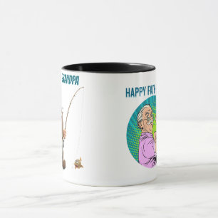 Mug Cadeau de personnage de dessin animé de grand-père