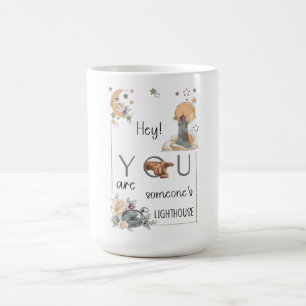 Mug Cadeau de phare inspirant Rappel positif