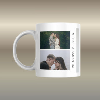 Mug Cadeau de photo de couple personnalisé