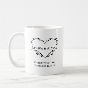 Mug Cadeau de photo personnalisé pour les 25 ans de ma