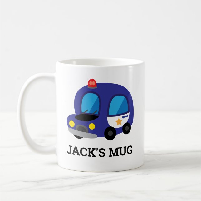 Mug Cadeau de policier amusant (Gauche)