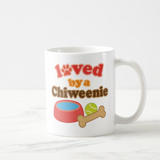 Mug Cadeau de race de chien de Chiweenie (Droite)