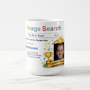 Mug cadeau de recherche de meilleur patron personn
